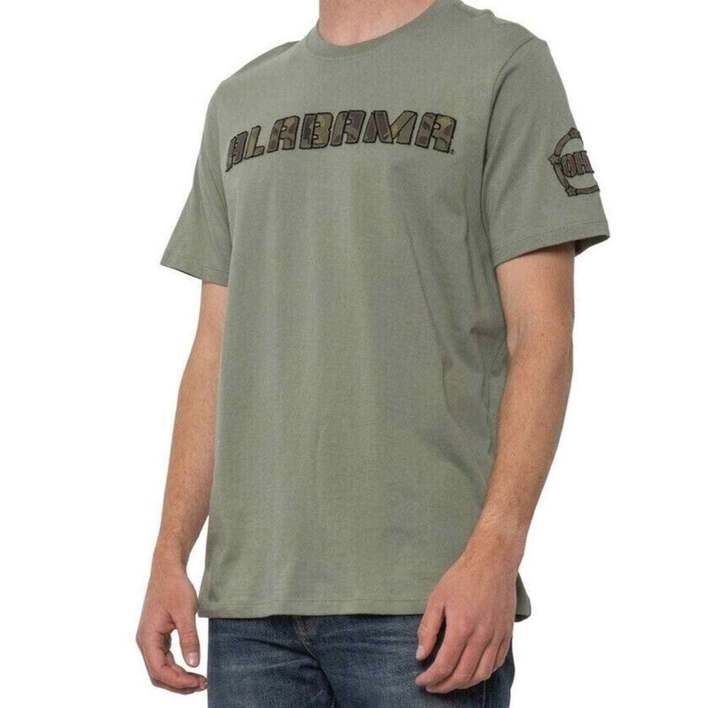 Alabama Crimson Tide Mens '47 Brand Fieldhouse Camo T-Shirt - Large